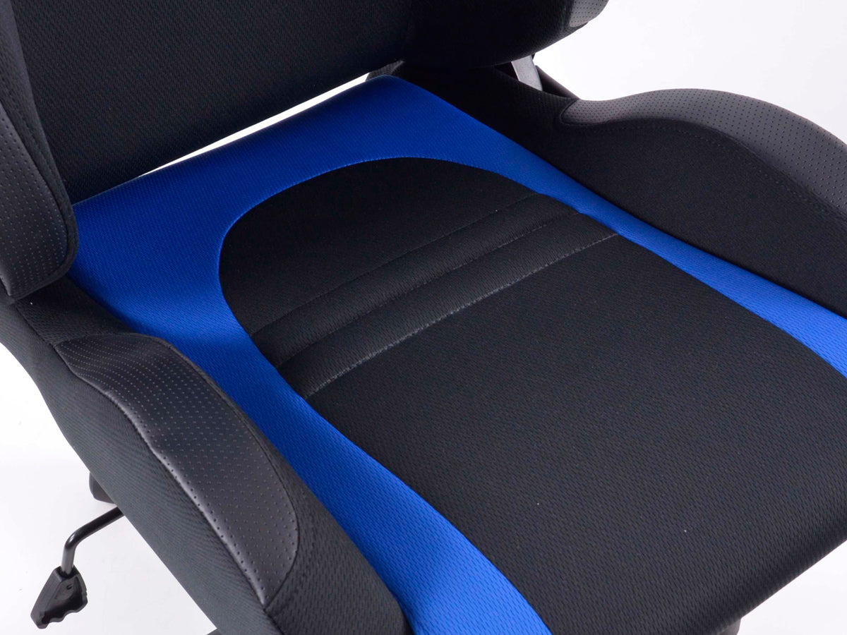 FK Sportsitz Bürodrehstuhl Racecar schwarz/blau Chefsessel Drehstuhl Bürostuhl FK Sportsitz Bürodrehstuhl Racecar schwarz/blau Chefsessel Drehstuhl Bürostuhl